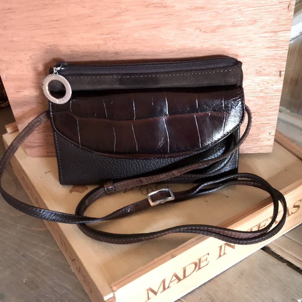 Brighton mini shoulder Bag with adjustable strap.